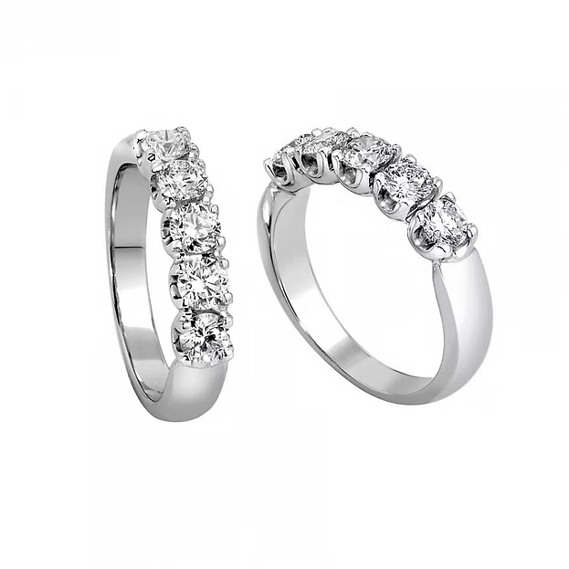 Giorgio Visconti Anello Fedina 5 Pietre AB16005C/030