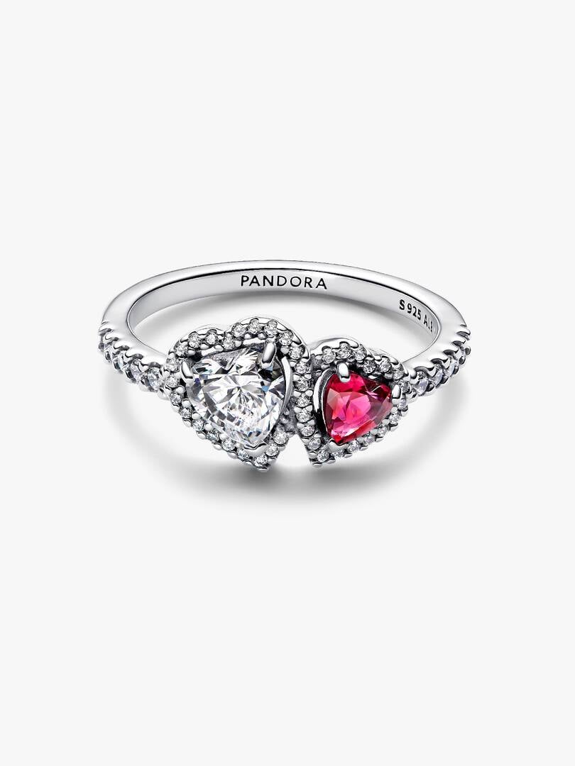 Pandora Anello Doppi Cuori 193662C01