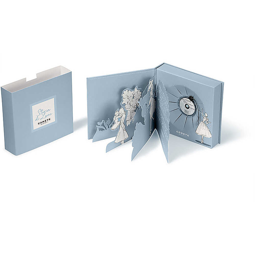 anello Diamante, Smeraldo gioiello donna Comete Storia di Luce