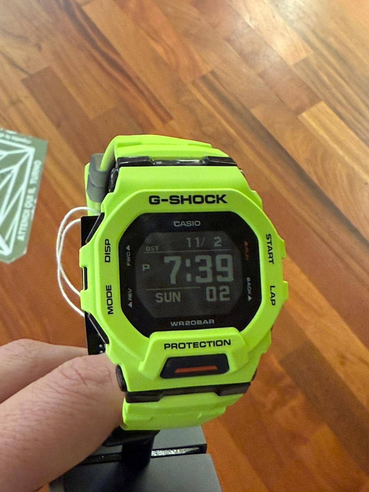 Orologio Casio G-Shock G-SQUAD Giallo Fluo ⚡️ | Sportivo e Resistente
