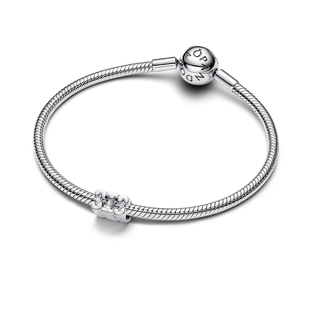 Pandora Ciondolo SIS in argento sterling con zirconi cubici trasparenti 794454C01