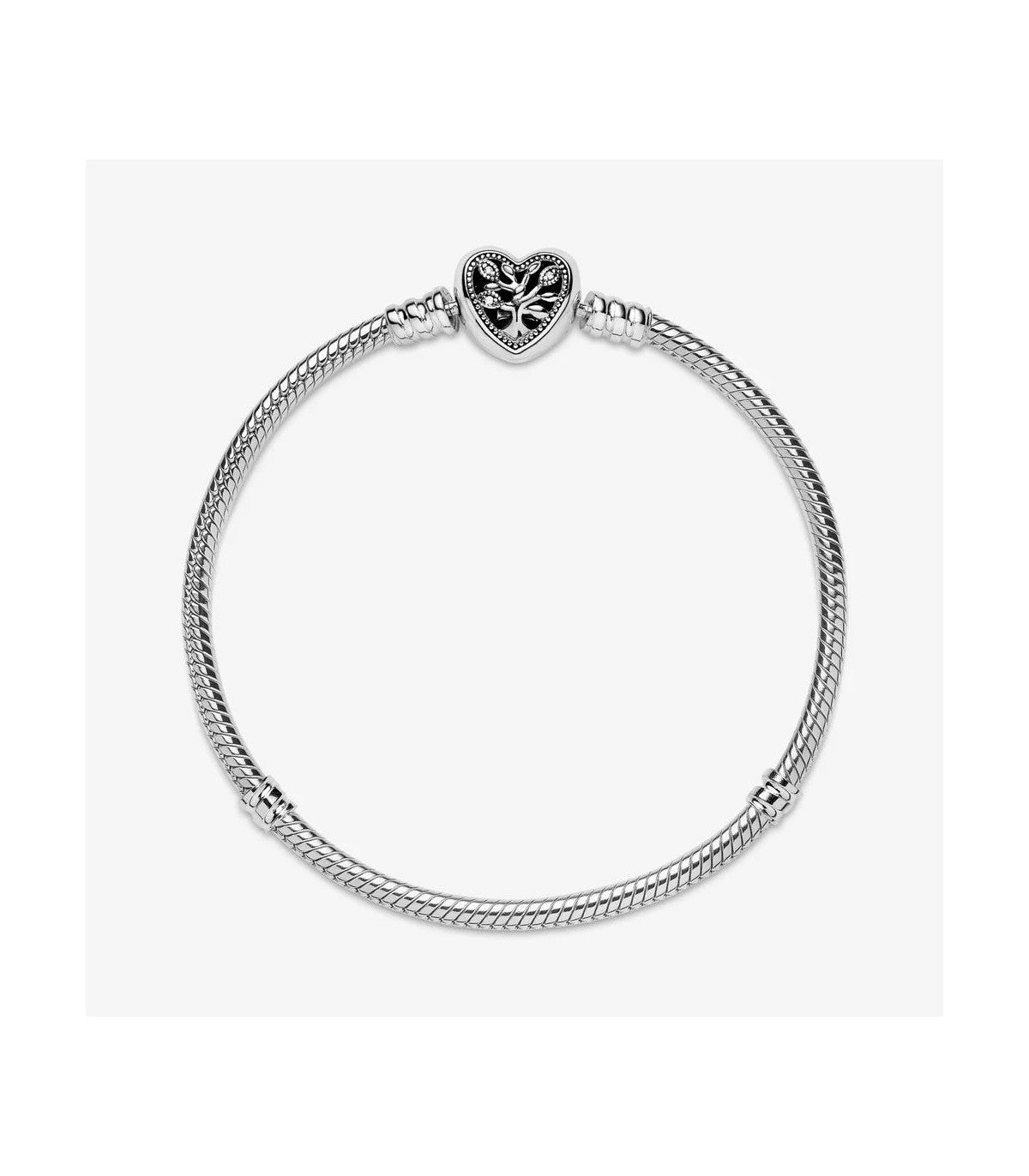 Bracciale con Chiusura a Cuore Albero della Famiglia - Pandora