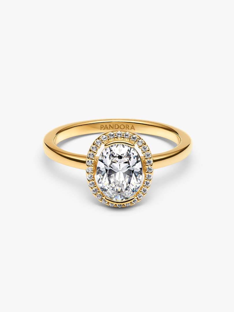 Pandora Anello Punto Luce Ovale 163802C01
