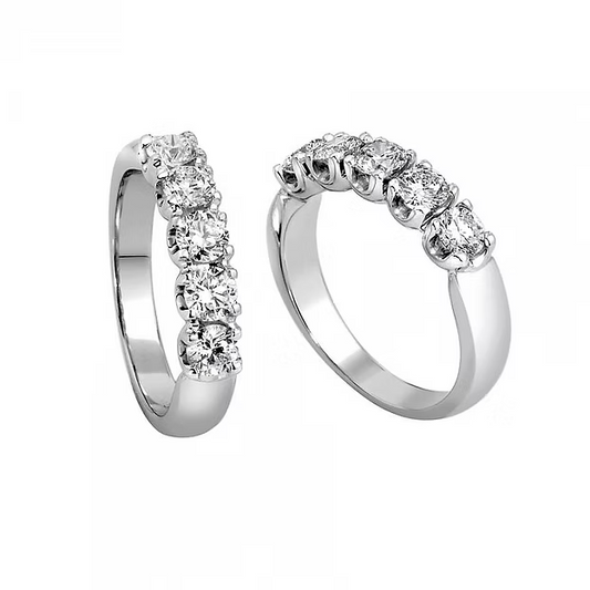 Giorgio Visconti Anello Fedina 5 Pietre AB16005C/030