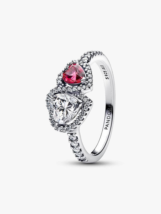 Pandora Anello Doppi Cuori 193662C01