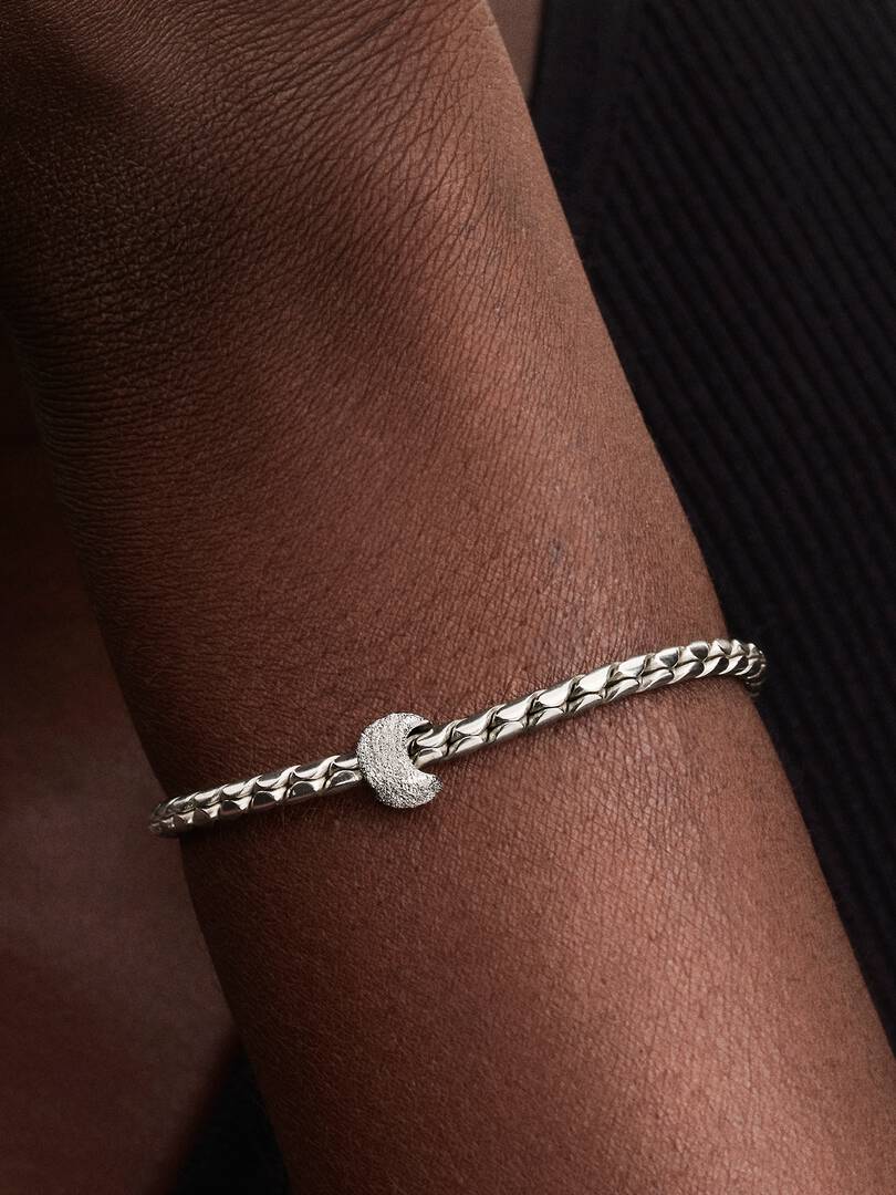 Pandora Mini Charm Luna effetto diamantato 794054C00
