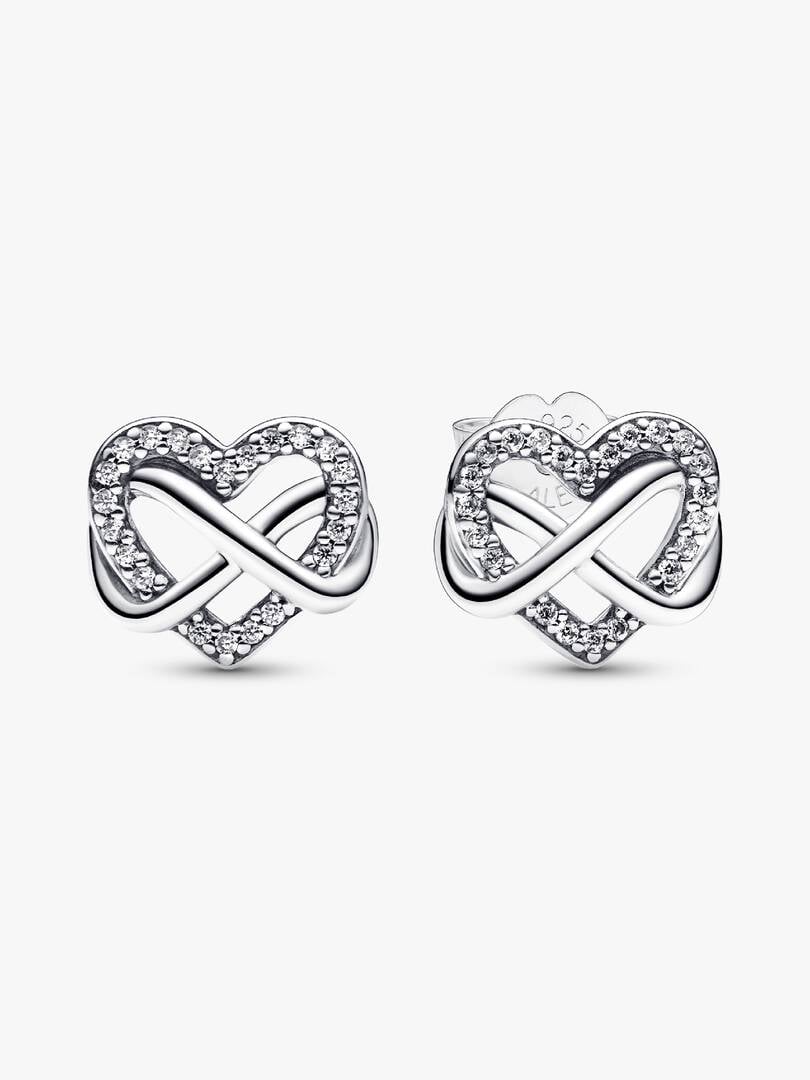 Pandora Orecchini Cuore Infinito Pietre Luminose 292667C01