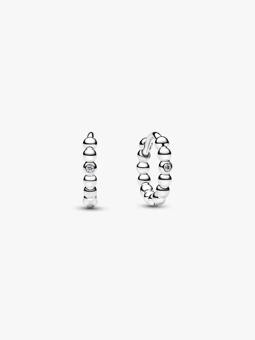 Orecchini Cerchi Piccoli Sfere con punto luce  294823C01