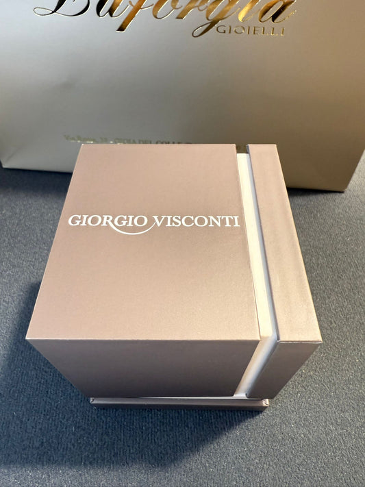 Anello Solitario “Magic” in Oro 18kt  2,4 gr  più diamanti 0,20ct g