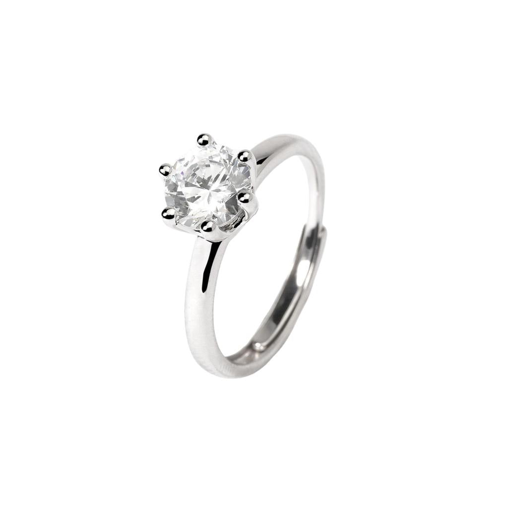 Mabina Anello donna argento 925 Solitaire 523395