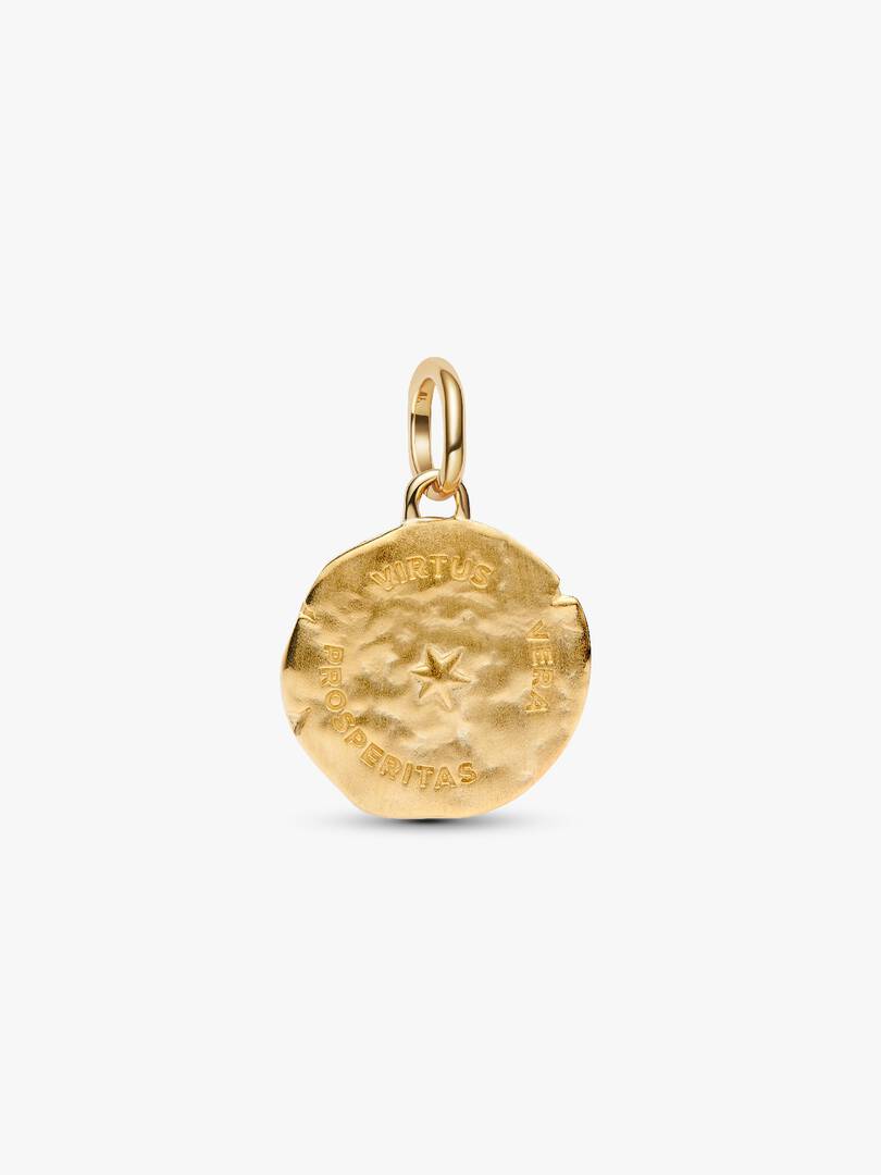 Charm Medallion Spiga di Grano "Virtus Vera Prosperitas" 764804C01