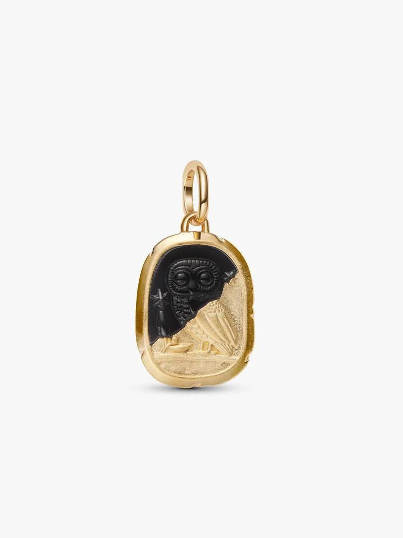 Charm Medallion Gufo "Lux Et Sapientia" 764805C01