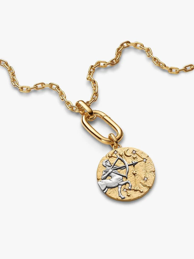 Charm Medallion XL Sagittario "Vivere Est Audere" 764995C01