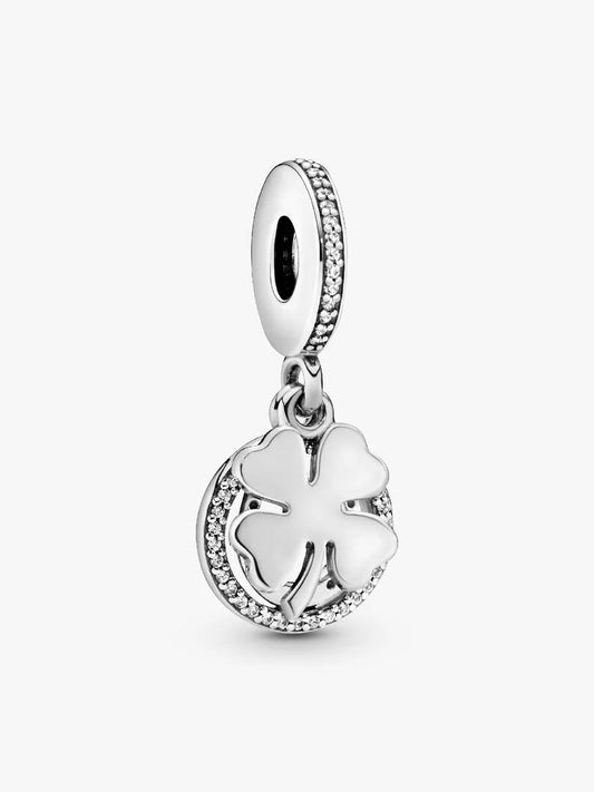 Pandora Charm Pendente Quadrifoglio portafortuna 792089CZ