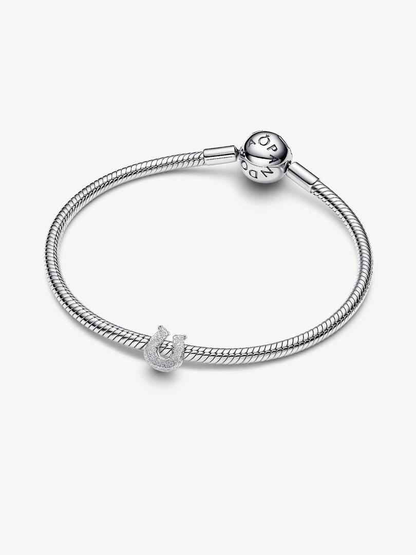 Pandora Mini Charm Ferro di cavallo effetto diamantato 794056C00