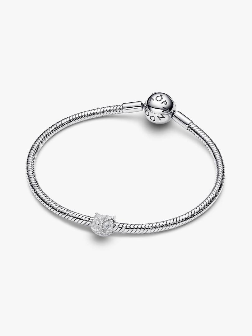 Pandora Mini Charm Gufo effetto diamantato 794525C00