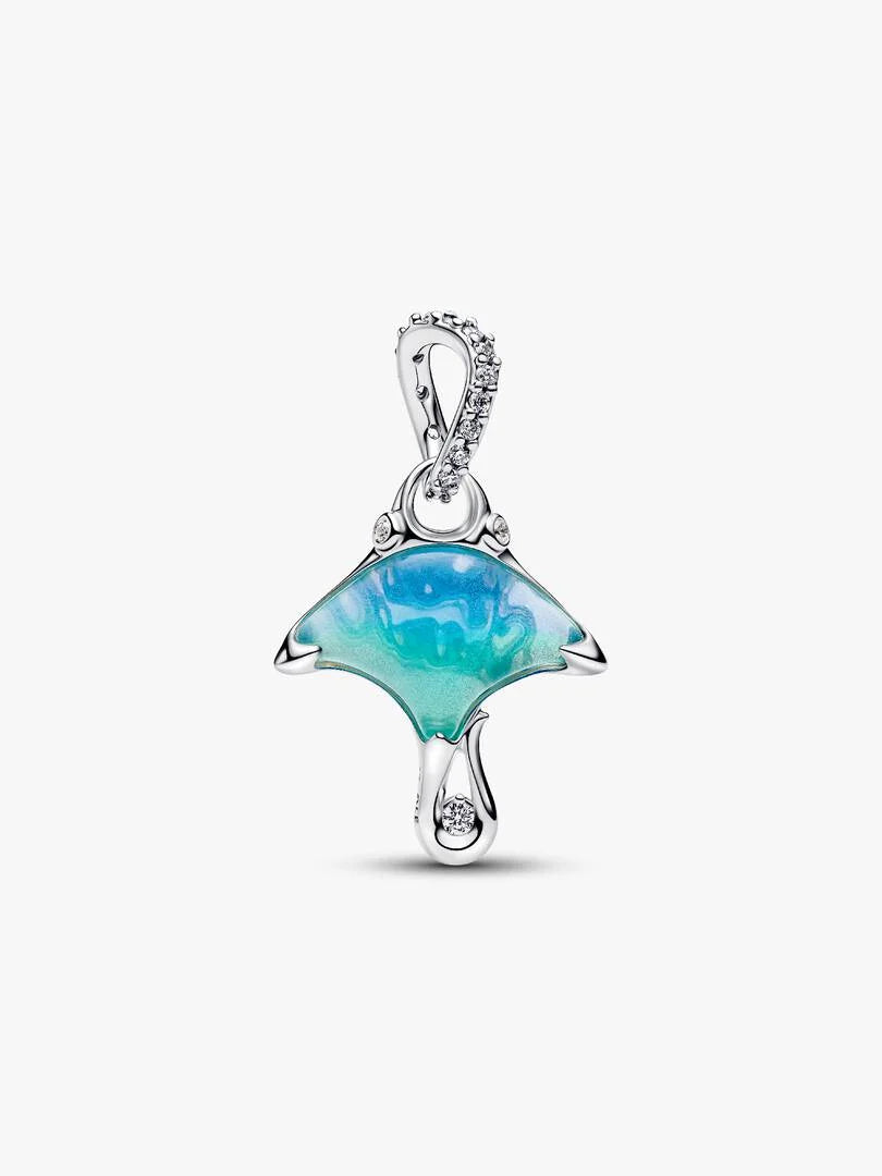 Pandora Charm Pendente Manta Vetro di Murano 794685C01