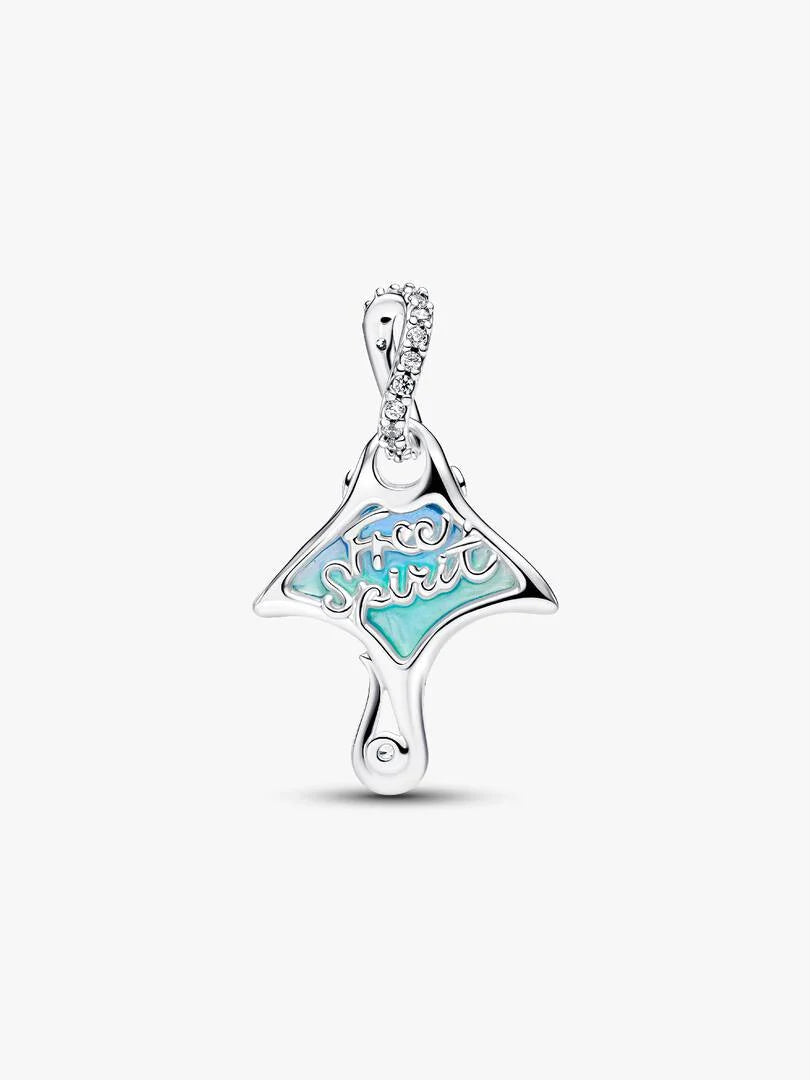 Pandora Charm Pendente Manta Vetro di Murano 794685C01