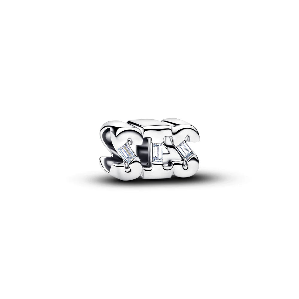 Pandora Ciondolo SIS in argento sterling con zirconi cubici trasparenti 794454C01