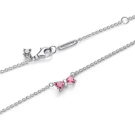 Collana Pandora Fiocco Luminoso Rosa 394235C01