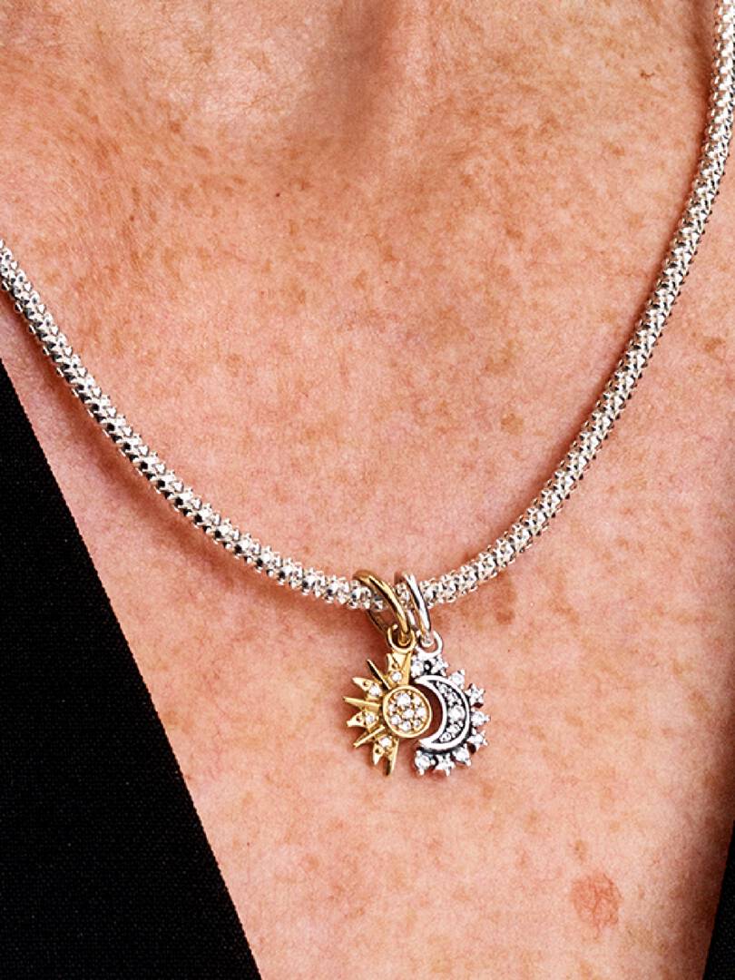 Pandora Charm Pendente Sole e Luna Divisibile 763585C01