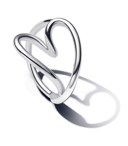 Anello Pandora Cuore Linea Sinuosa 193288C00 - Pandora