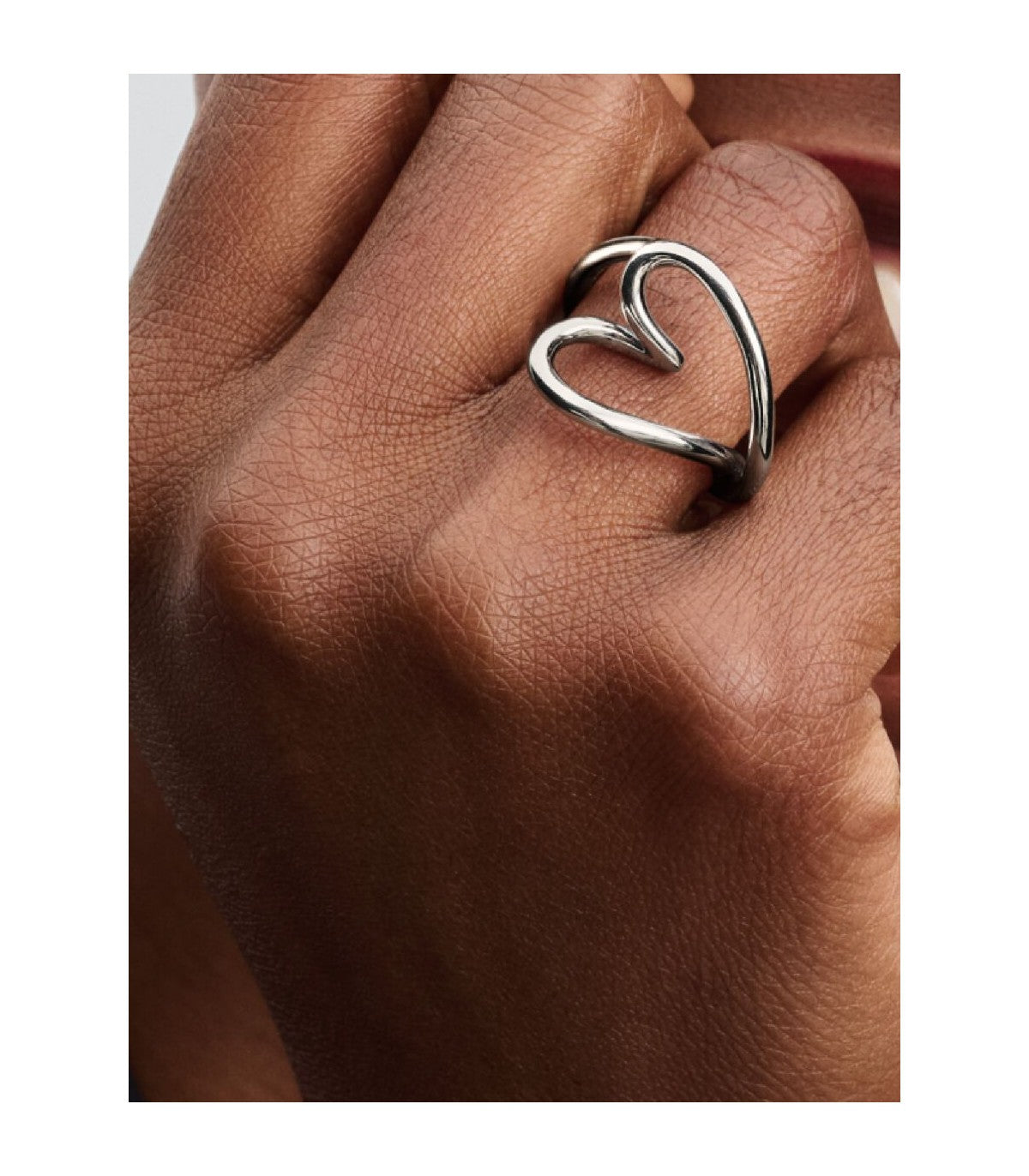 Anello Pandora Cuore Linea Sinuosa 193288C00 - Pandora