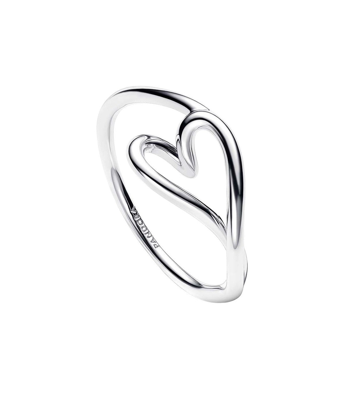 Anello Pandora Cuore Piccolo Linea Sinuosa 194361C00
