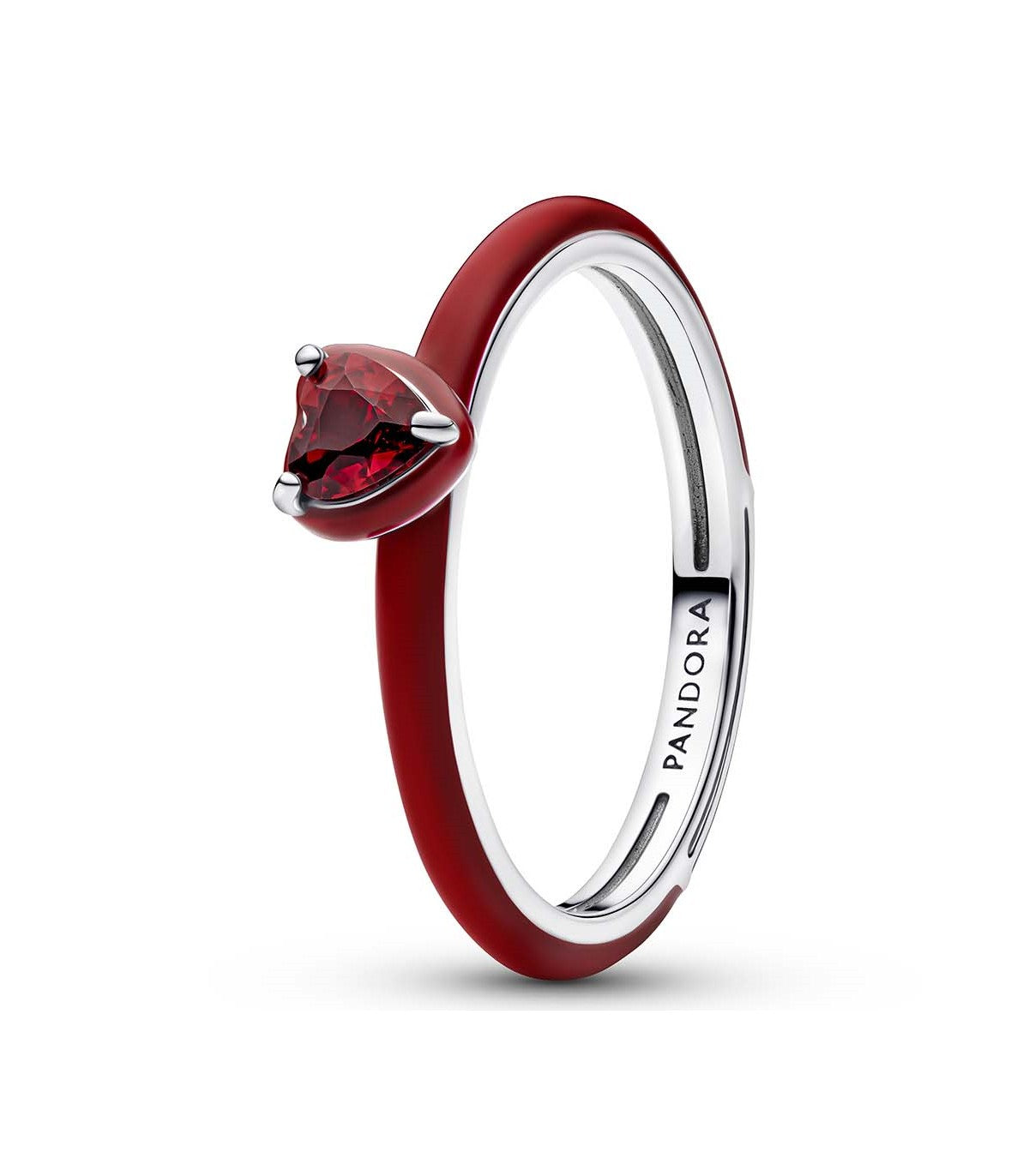 Anello Pandora Rosso Chakra Heart Pandora ME 193088C05