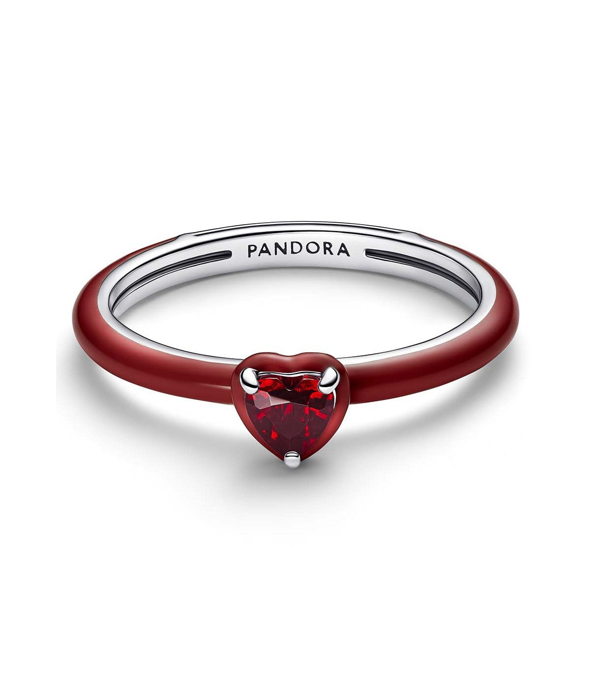 Anello Pandora Rosso Chakra Heart Pandora ME 193088C05