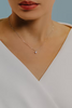 Collana Comete Punto luce diamantato in Oro e Diamante GLB 1535