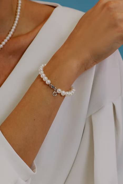 Bracciale Comete Filo Perle Acquadolce in Oro BRQ111