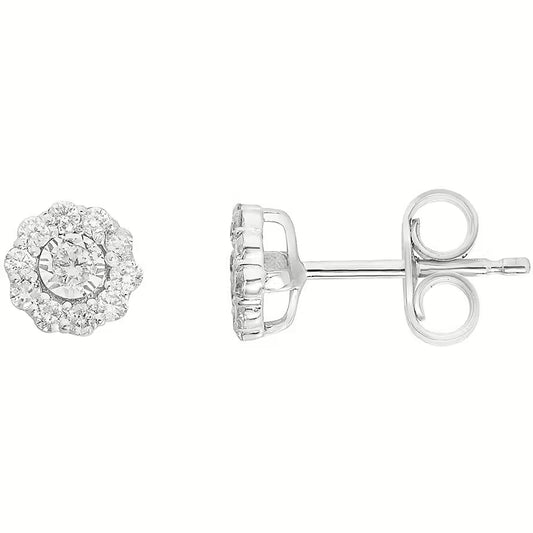 Comete Orecchini in Oro bianco 375‰ con Diamanti bianchi KORB1008